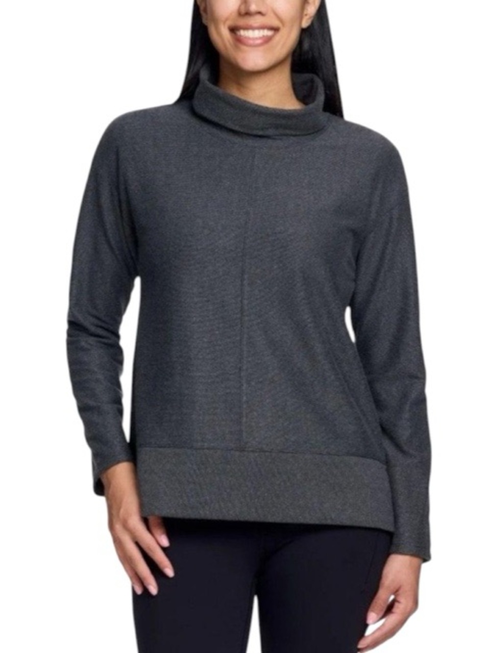 Avalanche Dark Gray Cowl Neck Sweater